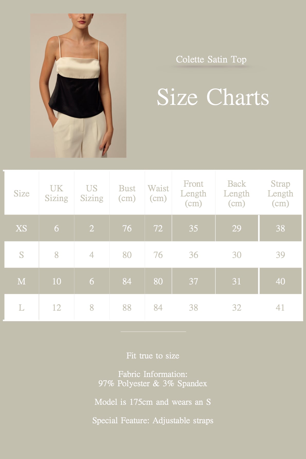 Colette Satin Top