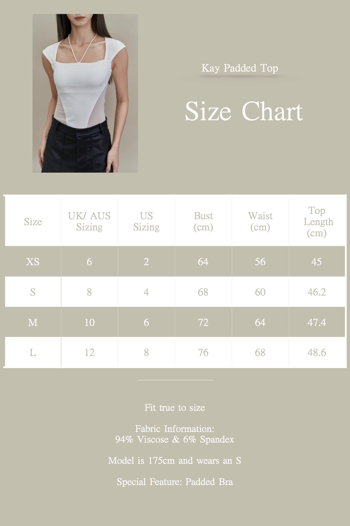 Kay Padded Top