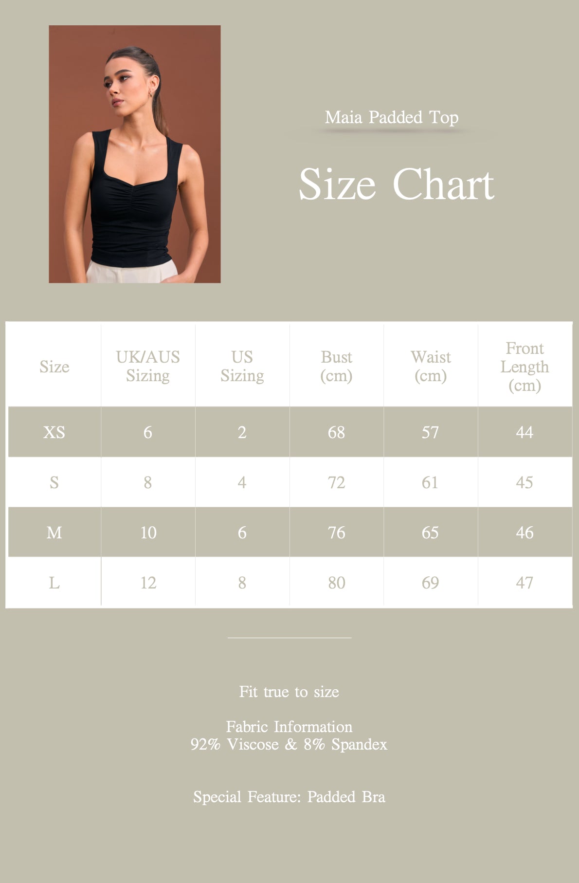 Maia Padded Top