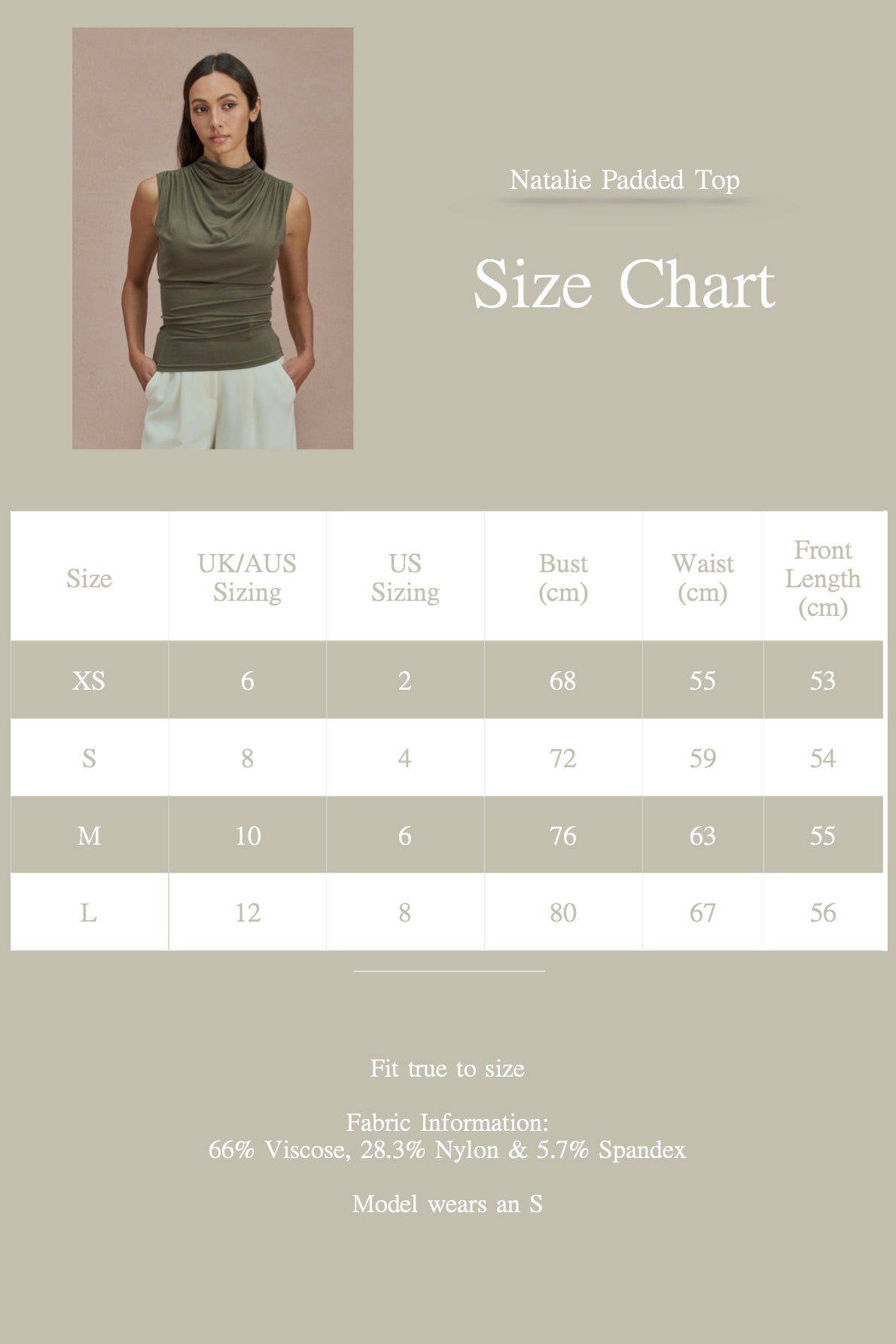 Natalie Padded Top