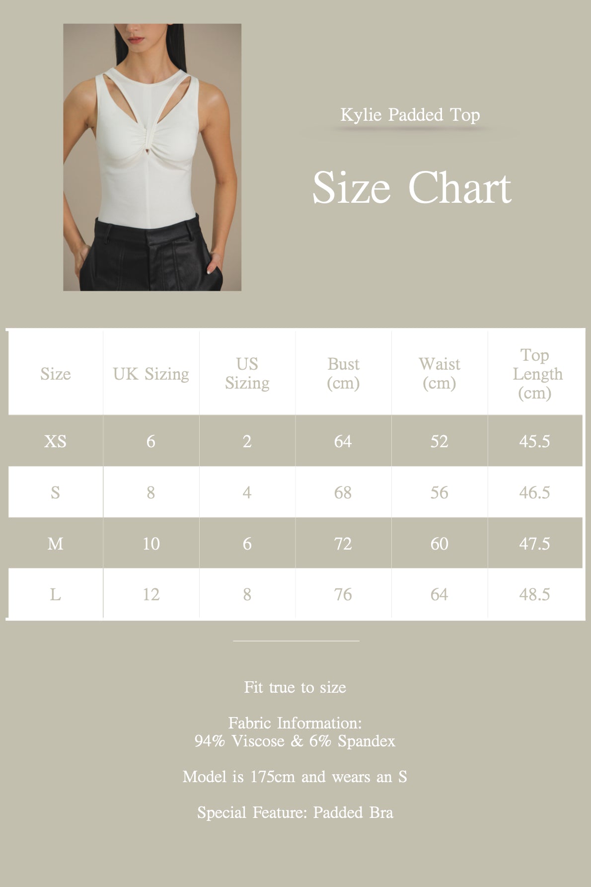 Kylie Padded Top