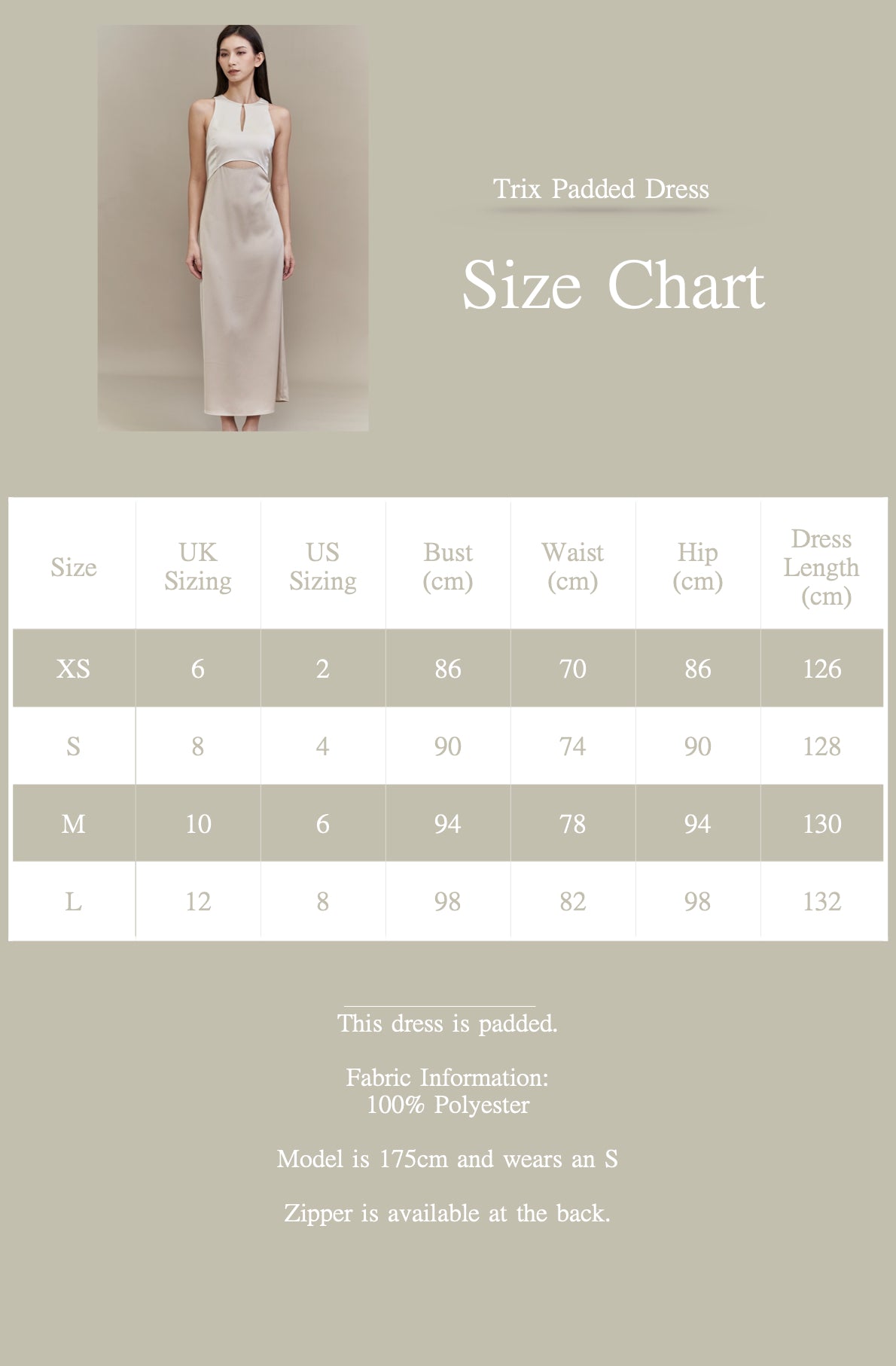 Trix Padded Dress