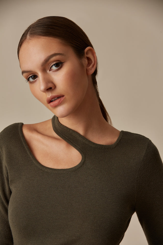Rylee Long Sleeve Wool Knit