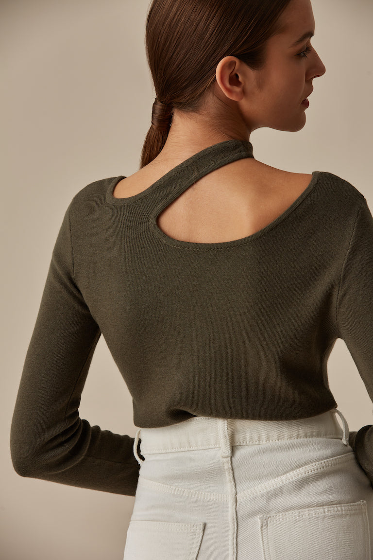 Rylee Long Sleeve Wool Knit