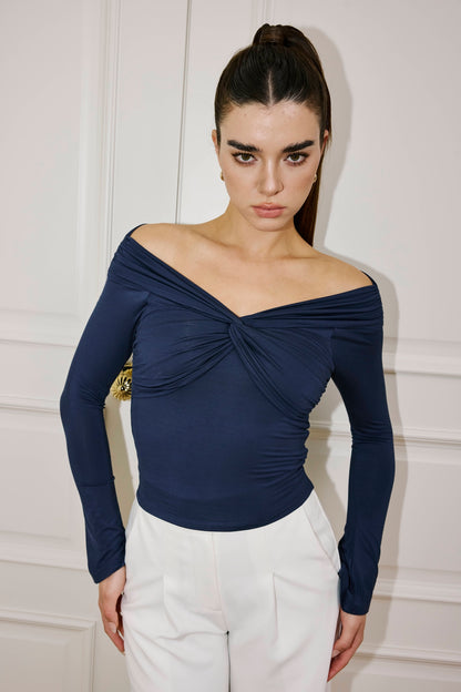 Vera Long Sleeve Padded Top