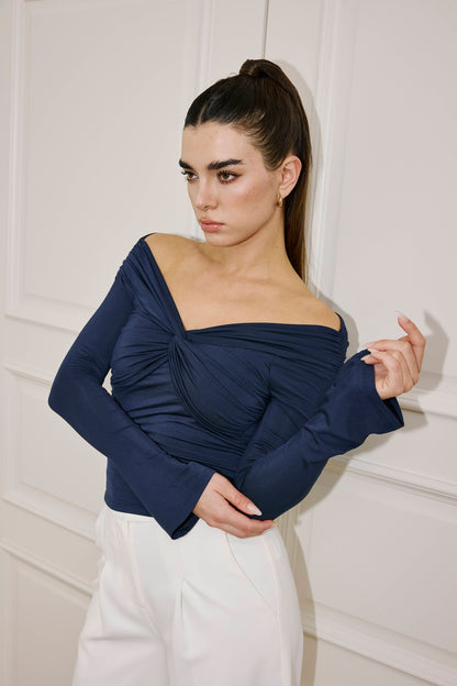 Vera Long Sleeve Padded Top