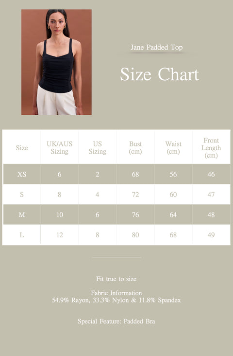 Jane Padded Top