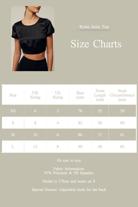 Rylee Satin Top