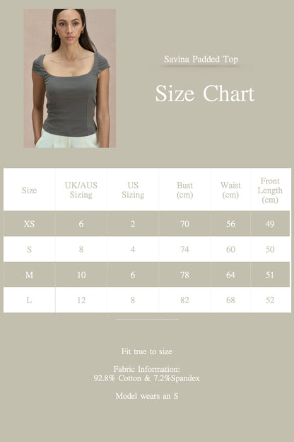 Savina Padded Top